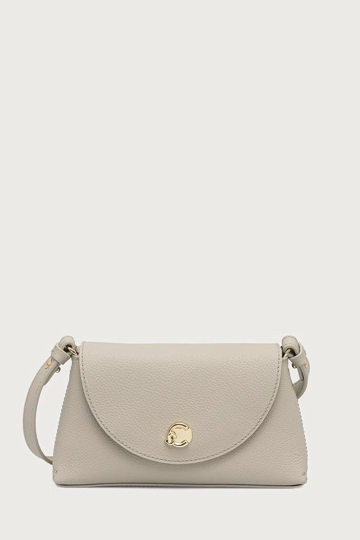Coccinelle Сумка crossbody для женщин кожаная бежевый E5.TOA.55.01.01