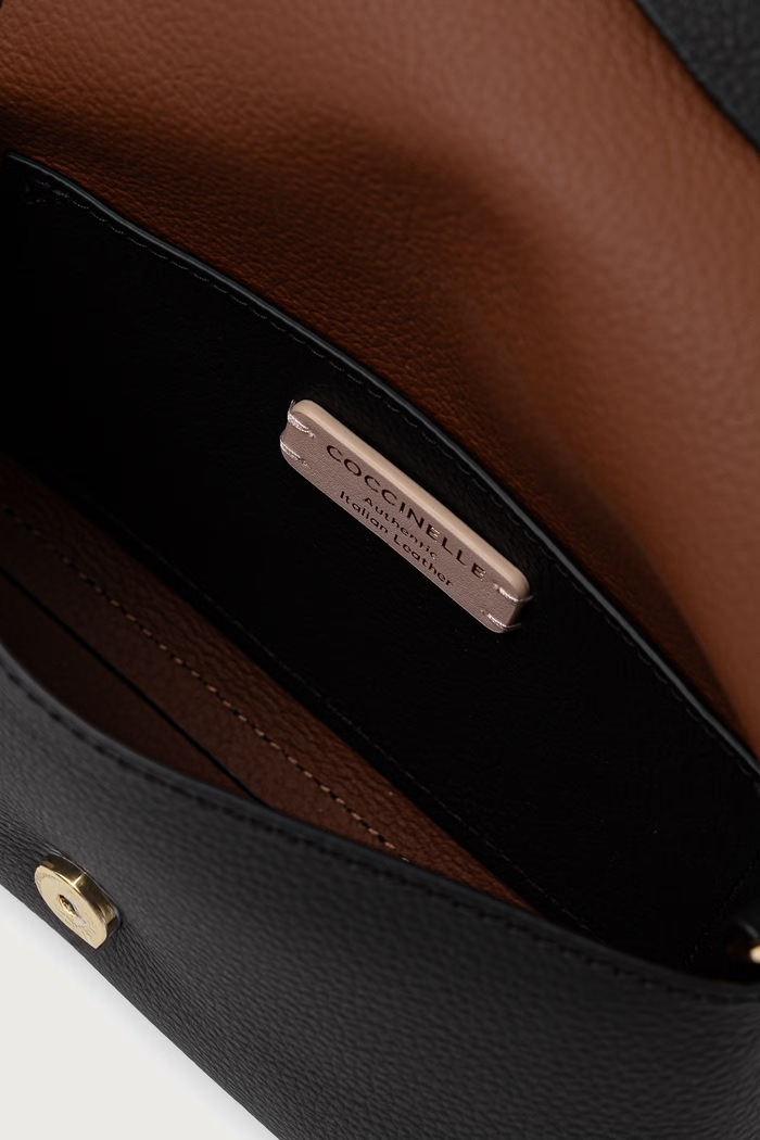 Сумка crossbody для женщин кожаная Coccinelle чёрный E5.TOA.55.01.01