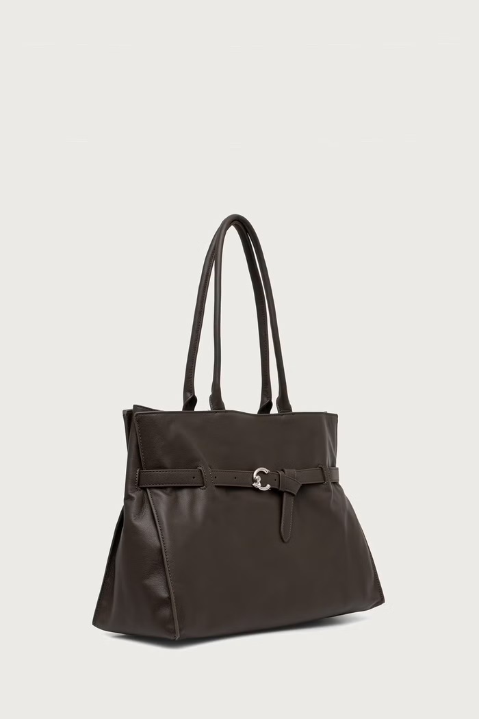 Coccinelle Сумка tote для женщин кожаная E1.VH5.11.01.01 зелёный AW26