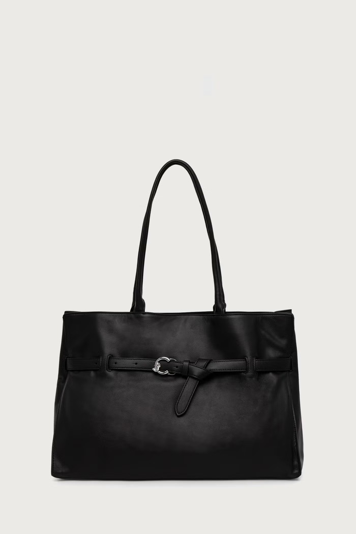 Coccinelle Сумка tote для женщин кожаная чёрный E1.VH5.11.01.01