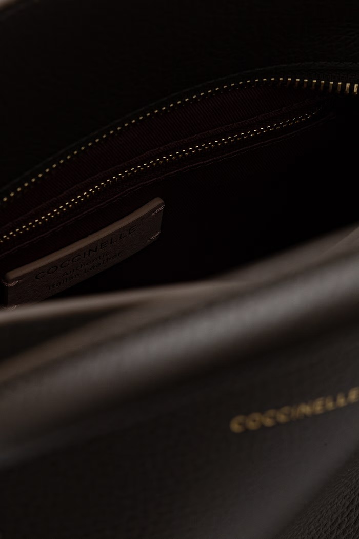 Сумка-шопер жіноча шкіряна Coccinelle E1.V7N.18.01.01 зелений