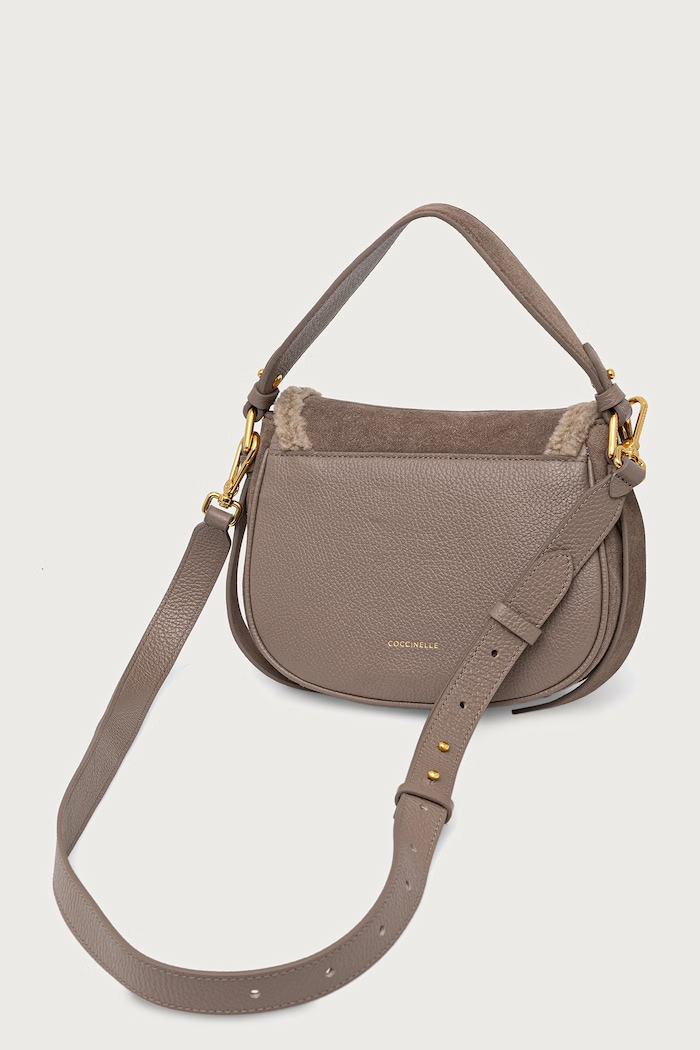Аксессуары Coccinelle Сумка crossbody для женщин замшевая E1.V7J.18.02.01 бежевый