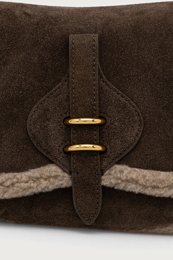 Сумка crossbody для женщин замшевая Coccinelle E1.V7J.18.02.01 зелёный