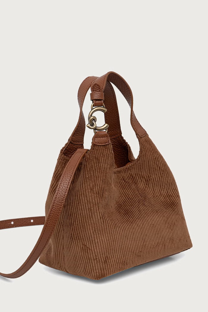 Coccinelle Сумка крос-боді жіноча вельветова E1.V3C.58.01.01 коричневий AW26