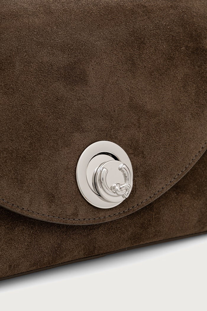 Torebka crossbody damska zamszowa Coccinelle E1.TOC.12.01.01 zielony