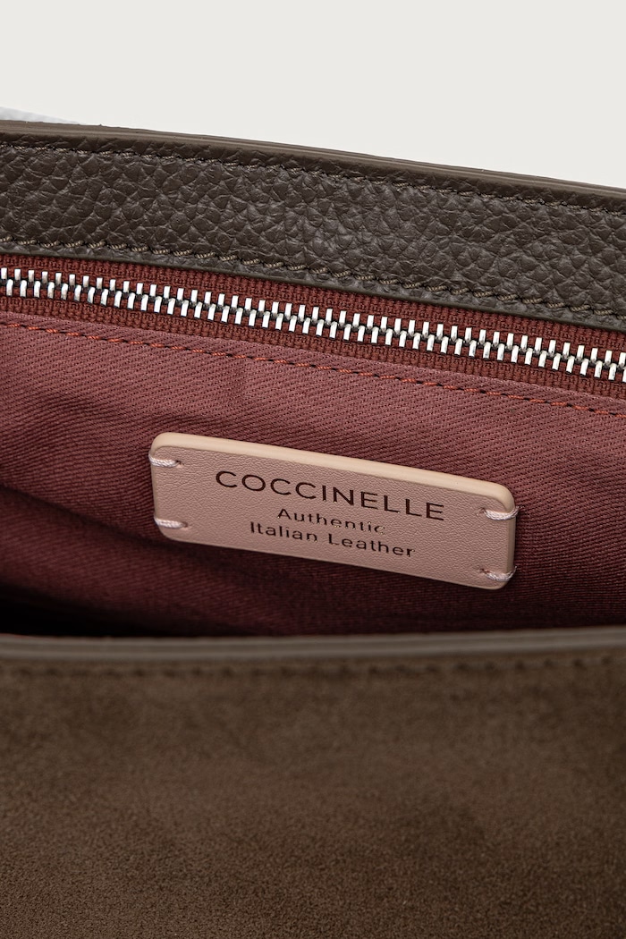 Coccinelle Torebka crossbody damska zamszowa E1.TOC.12.01.01