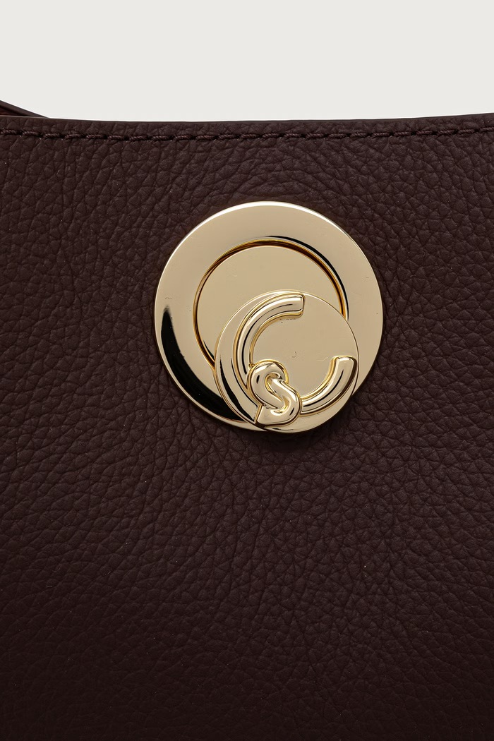 Сумка crossbody для женщин кожаная Coccinelle бордо E1.TOA.23.01.01