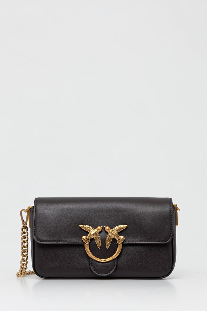 Pinko torebka crossbody damska skórzana brązowy 107924.A2JG