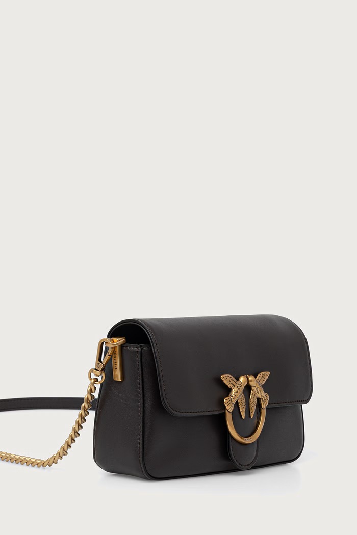 Pinko torebka crossbody damska skórzana 107924.A2JG brązowy AW26