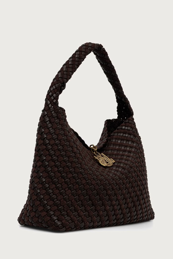 Just Cavalli Torebka shopper damska z imitacji skóry 81RA4BO1.ZSE81 brązowy AW26