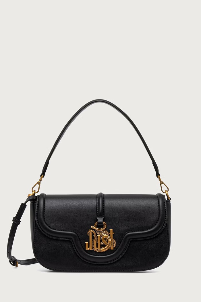 Just Cavalli torebka crossbody damska z imitacji skóry czarny 81RA4BN3.ZS749