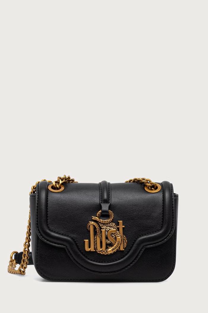Just Cavalli torebka crossbody damska z imitacji skóry czarny 81RA4BN2.ZS749