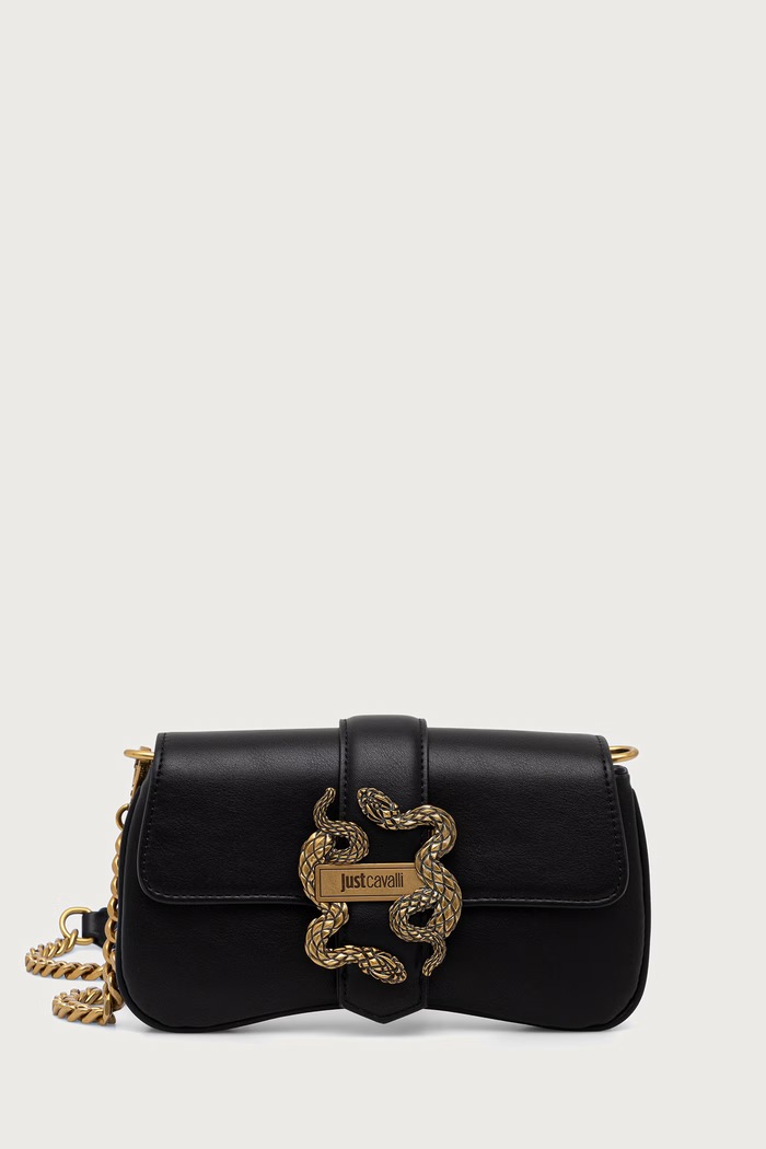 Just Cavalli torebka crossbody damska z imitacji skóry czarny 81RA4BA7.ZSA89