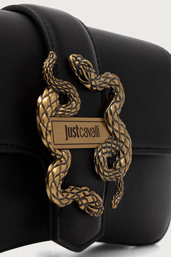 Just Cavalli torebka crossbody damska z imitacji skóry czarny 81RA4BA7.ZSA89