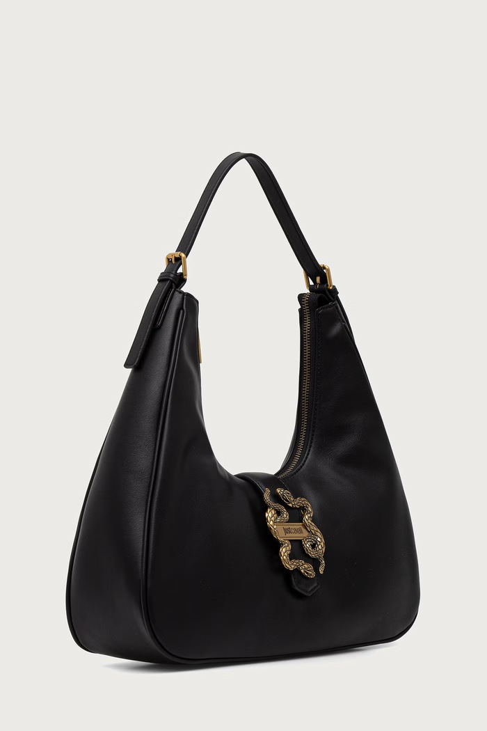 Just Cavalli torebka hobo damska 81RA4BA4.ZSA89 czarny AW26