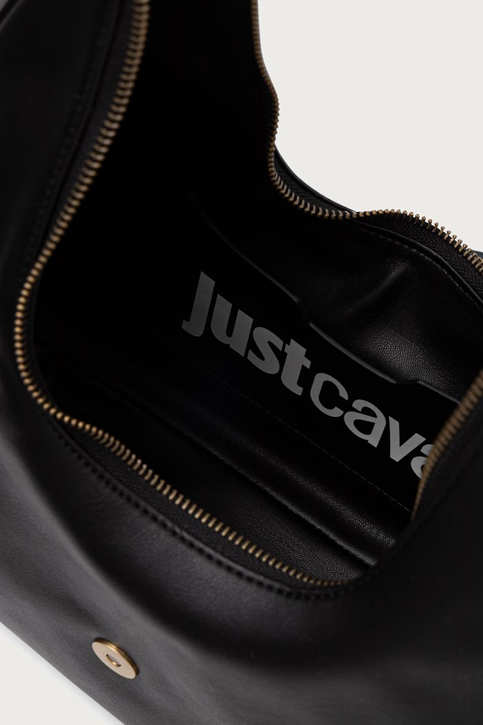 Just Cavalli torebka hobo damska 81RA4BA4.ZSA89 czarny