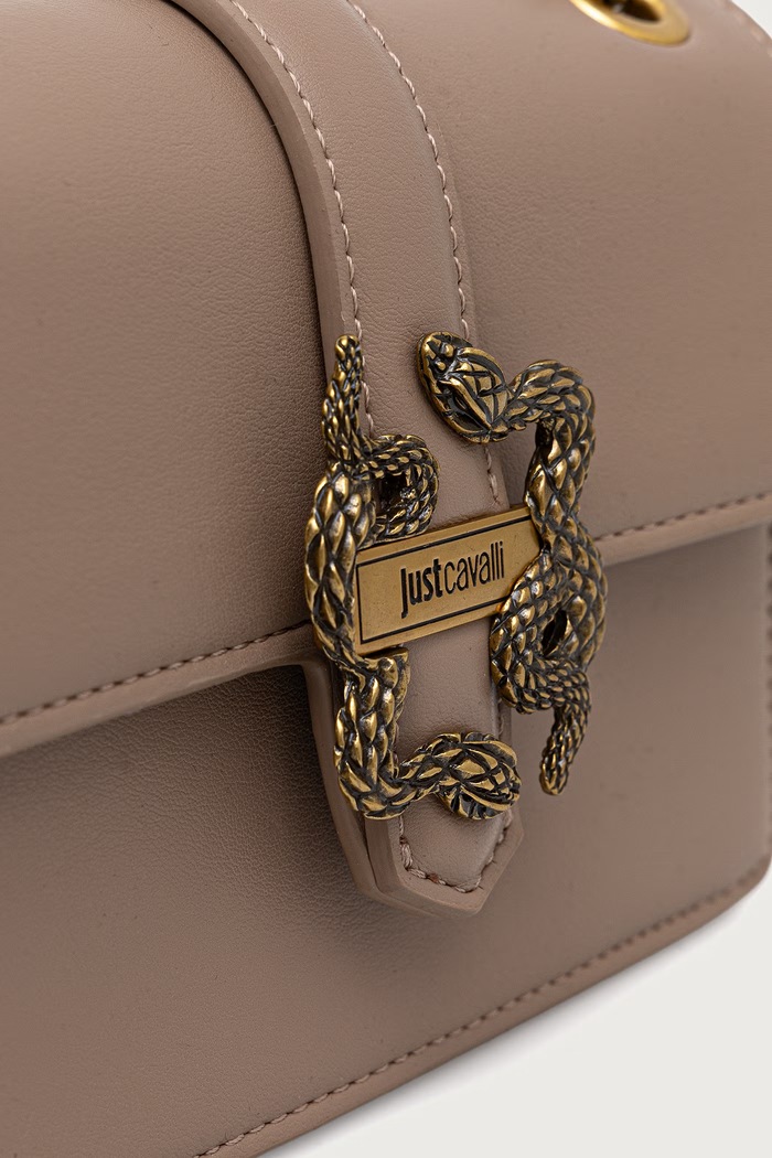 Just Cavalli torebka crossbody damska z imitacji skóry beżowy 81RA4BA3.ZSA89