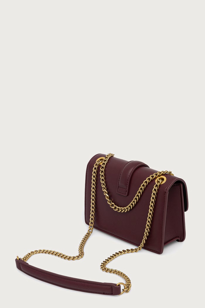 Akcesoria Just Cavalli torebka crossbody damska z imitacji skóry 81RA4BA3.ZSA89 bordowy