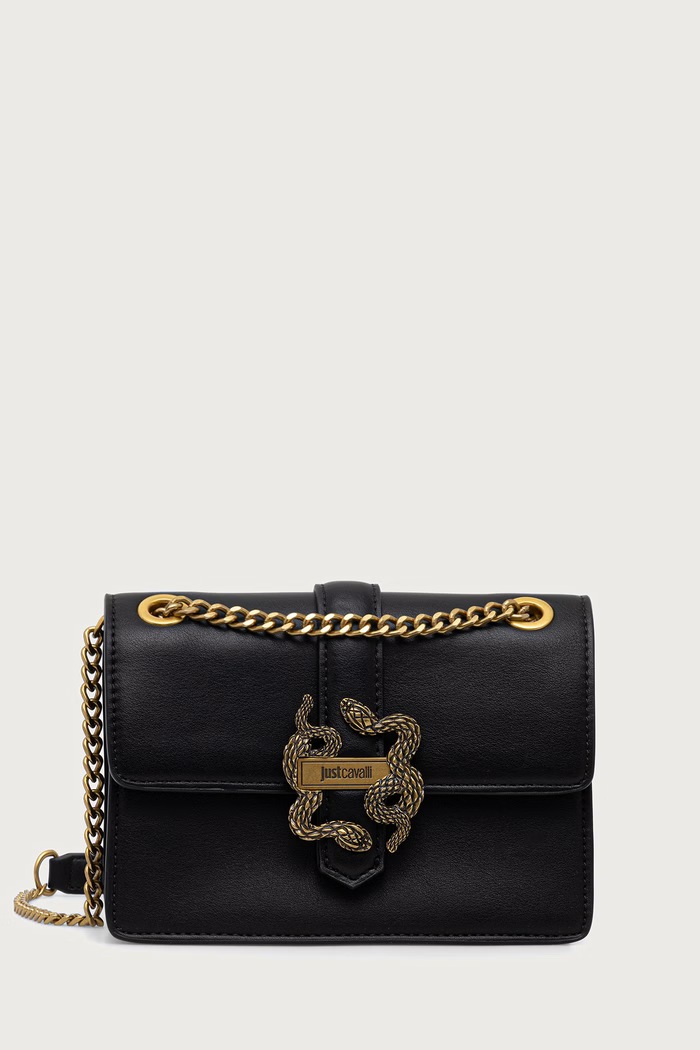 Just Cavalli torebka crossbody damska z imitacji skóry czarny 81RA4BA3.ZSA89