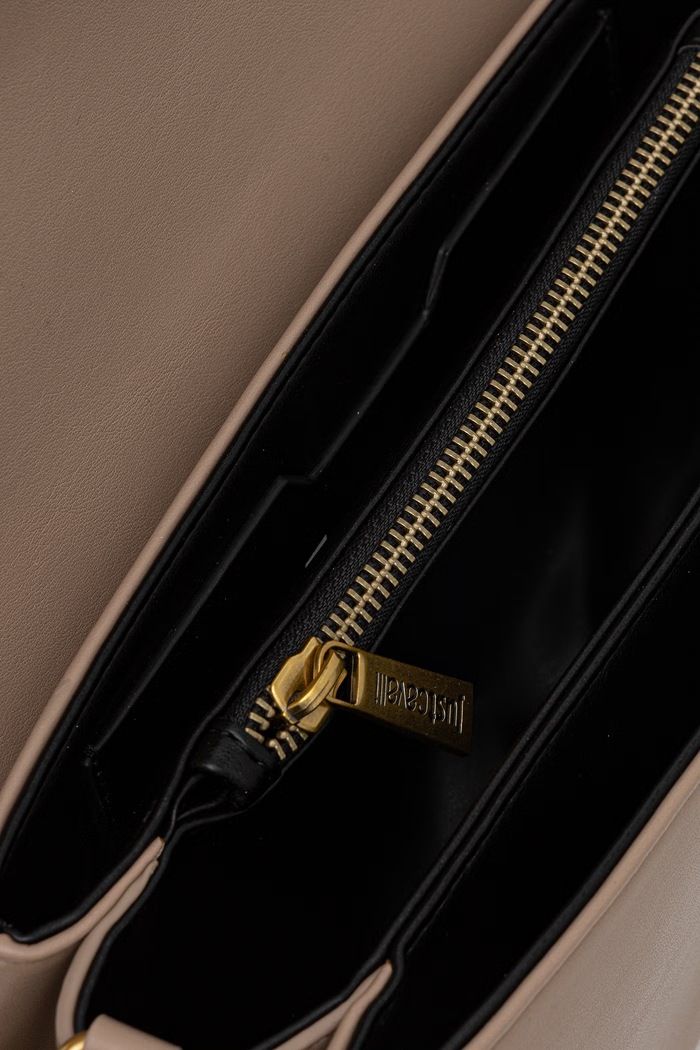 Just Cavalli torebka crossbody damska z imitacji skóry 81RA4BA1.ZSA89 beżowy