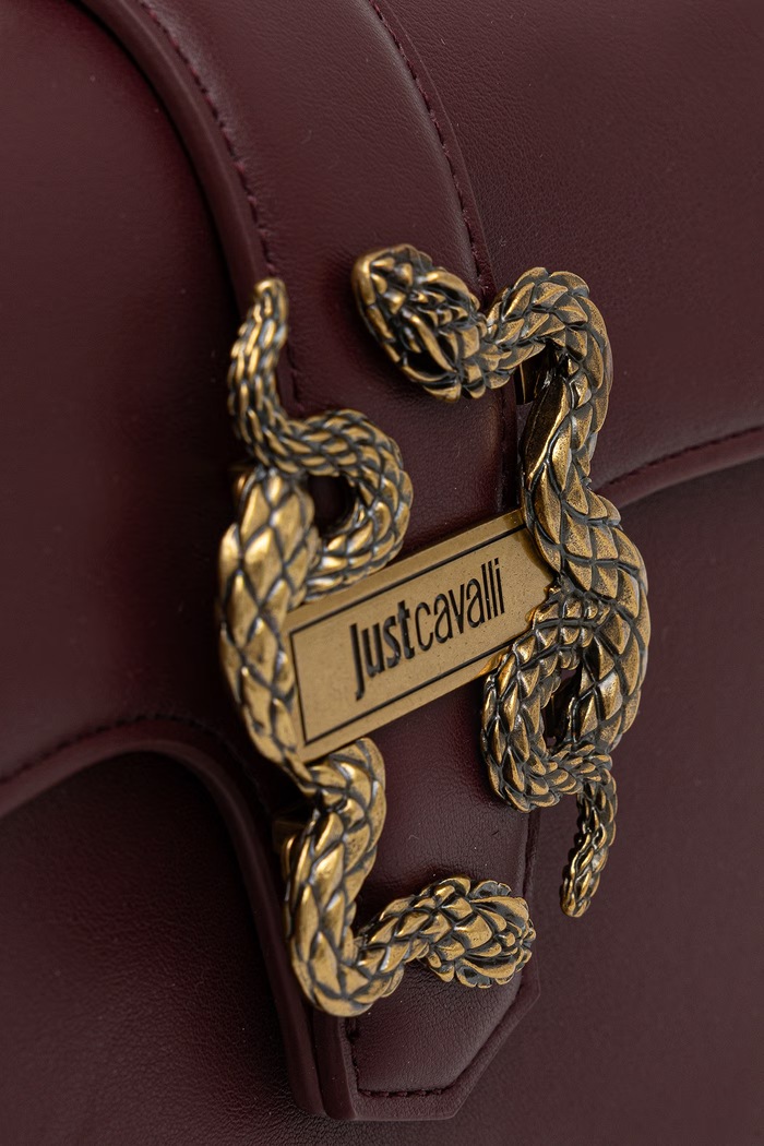 Just Cavalli torebka crossbody damska z imitacji skóry bordowy 81RA4BA1.ZSA89