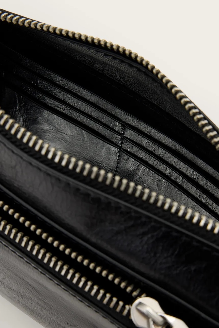 Torebka damska skórzana MARLO AllSaints czarny W206XF