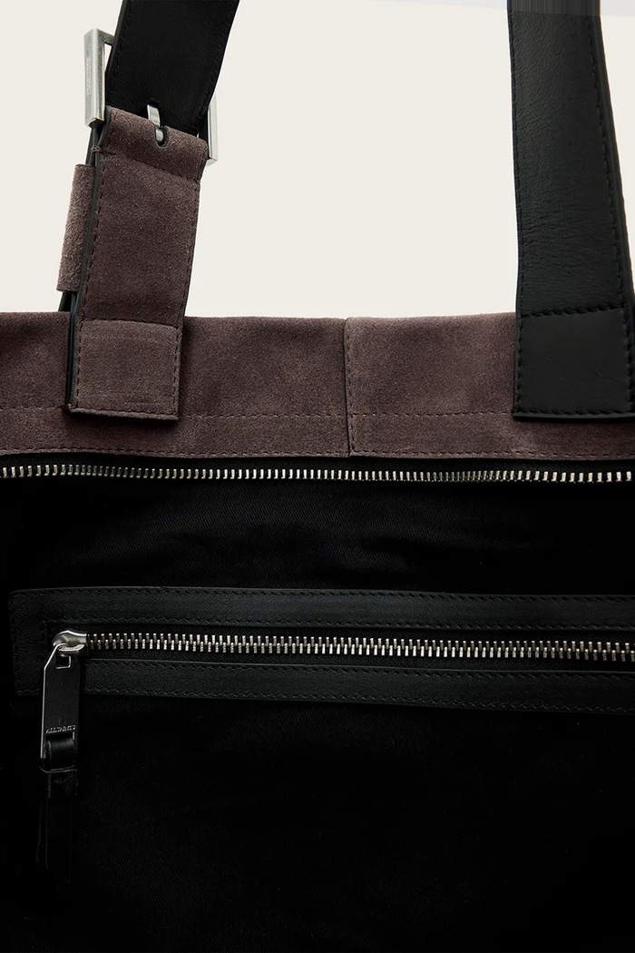 AllSaints Torebka shopper damska zamszowa EFFIE W423XE