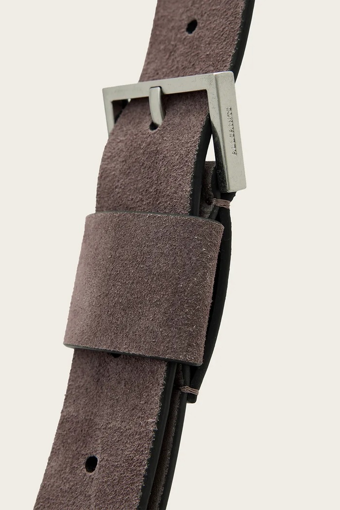 Torebka crossbody damska zamszowa EFFIE AllSaints W268XE brązowy