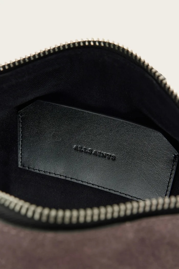 Torebka crossbody damska zamszowa EFFIE AllSaints brązowy W268XE
