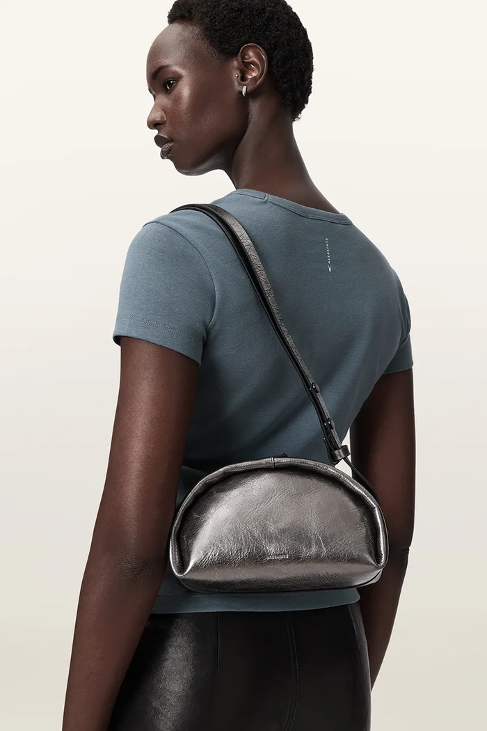 AllSaints Torebka crossbody damska skórzana EFFIE W179XF