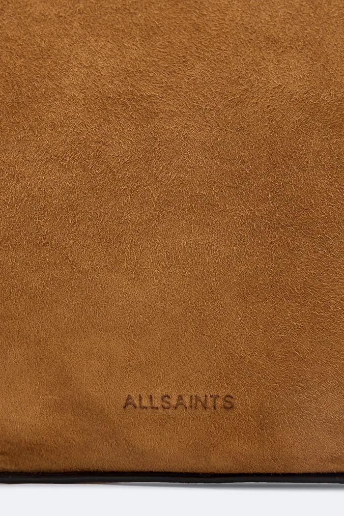 Torebka damska zamszowa ESME AllSaints W296XF brązowy