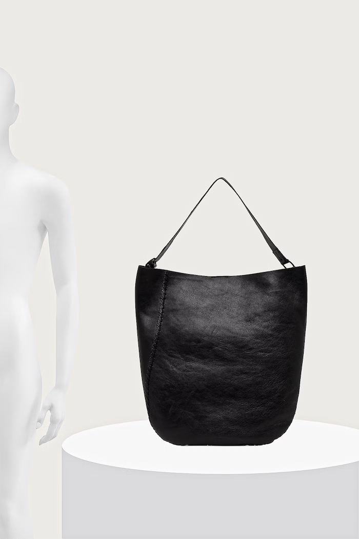 AllSaints Torebka crossbody damska skórzana ESME W187XF