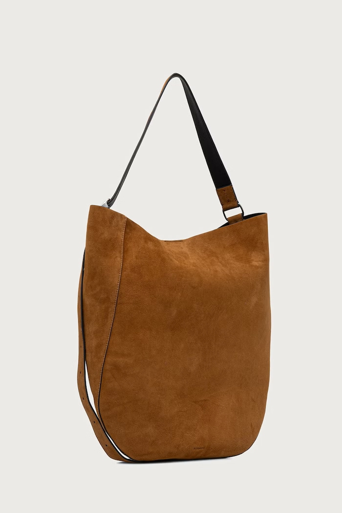 AllSaints Nákupní taška dámská semišová ESME W186XF hnědá AW26