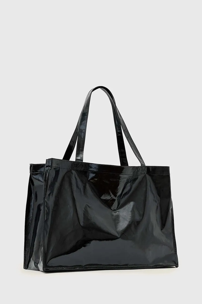 AllSaints Torebka shopper damska z imitacji skóry ALLSAINTS W181XF czarny AW26