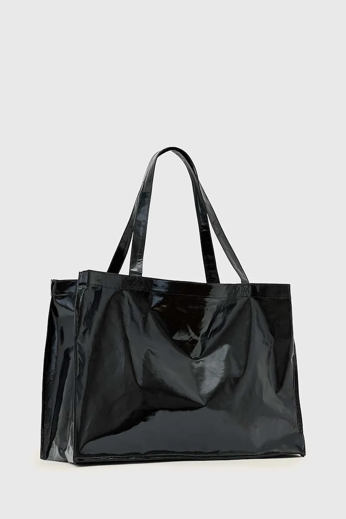 AllSaints Torebka shopper damska z imitacji skóry ALLSAINTS W181XF czarny AW26