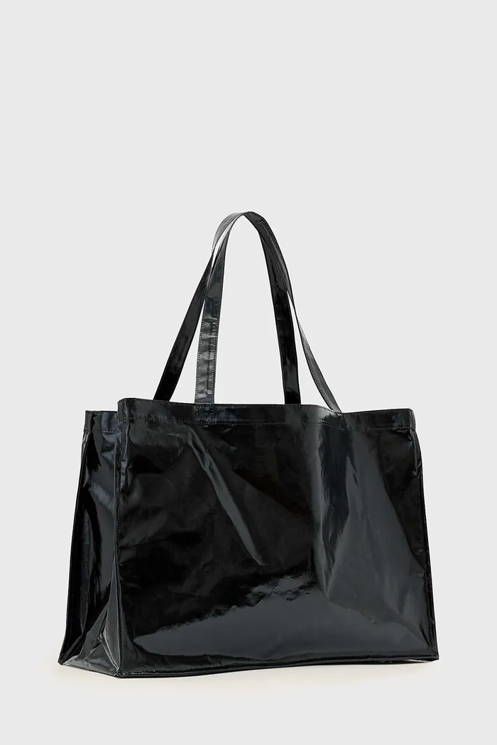 Akcesoria AllSaints Torebka shopper damska z imitacji skóry ALLSAINTS W181XF czarny