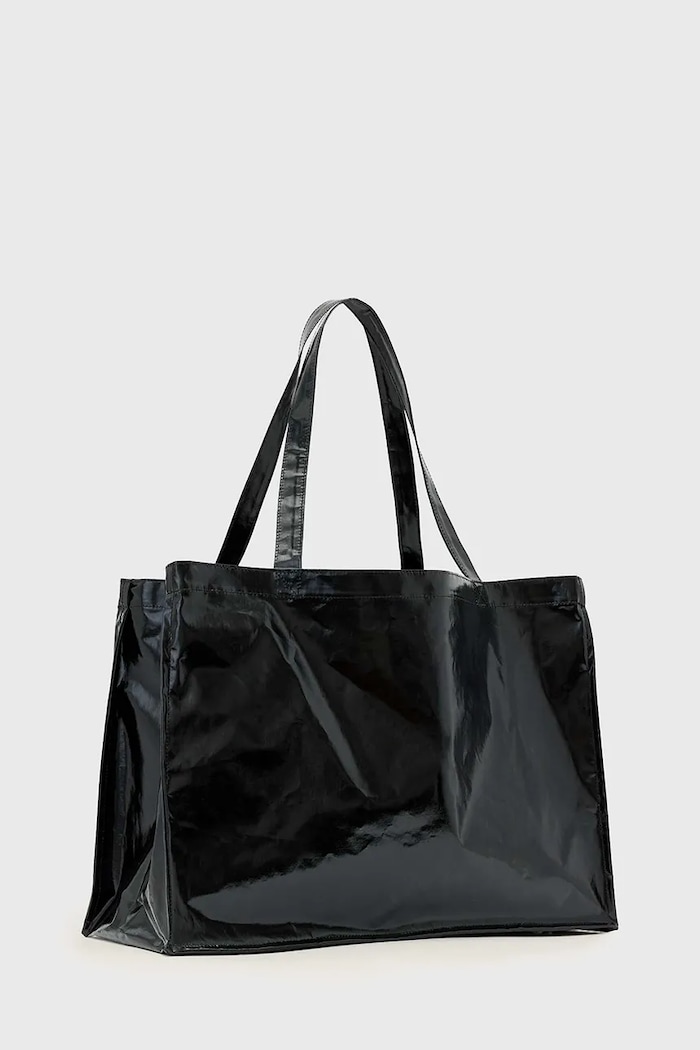 Akcesoria AllSaints Torebka shopper damska z imitacji skóry ALLSAINTS W181XF czarny