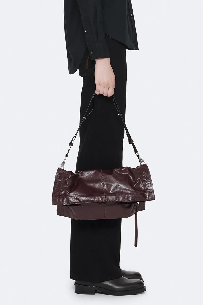 Torebka crossbody damska skórzana LUTECE AllSaints brązowy W176XF
