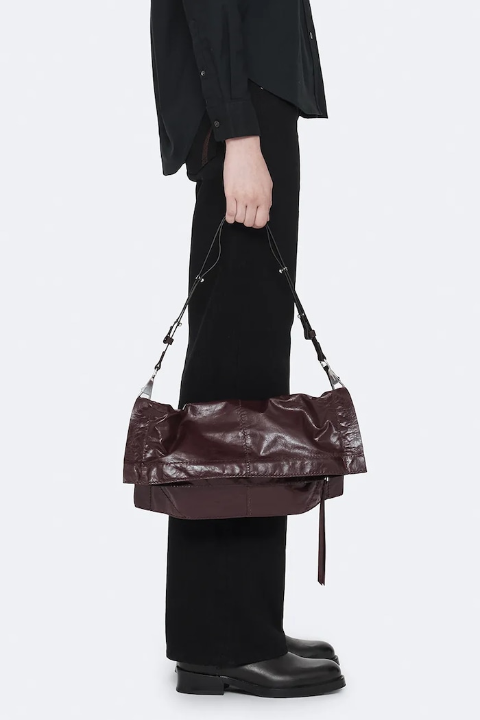 Torebka crossbody damska skórzana LUTECE AllSaints brązowy W176XF