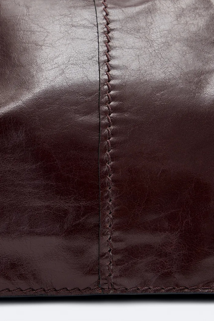 Torebka crossbody damska skórzana LUTECE AllSaints W176XF brązowy