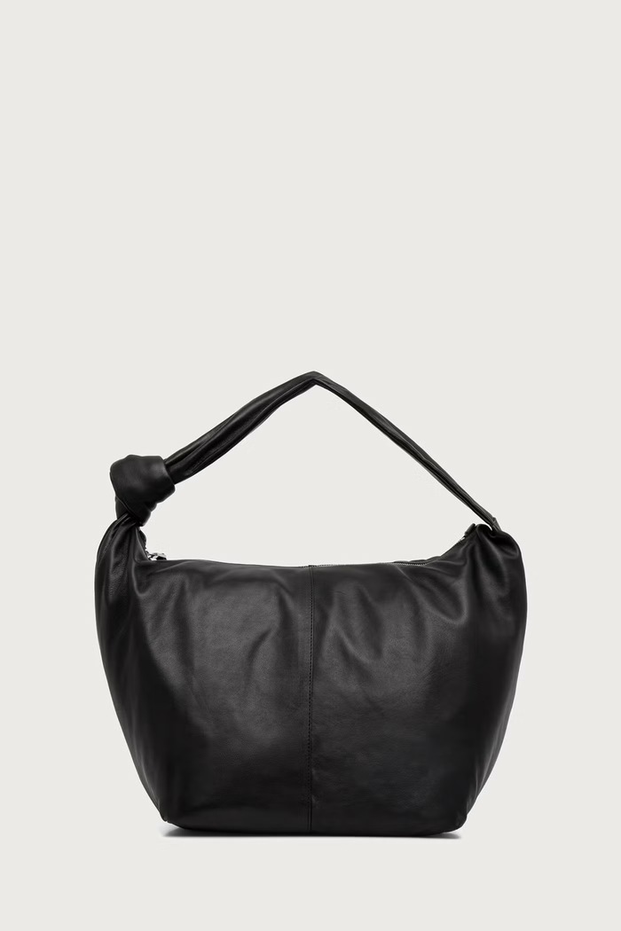 AllSaints Torebka damska skórzana EFFIE czarny W162XF