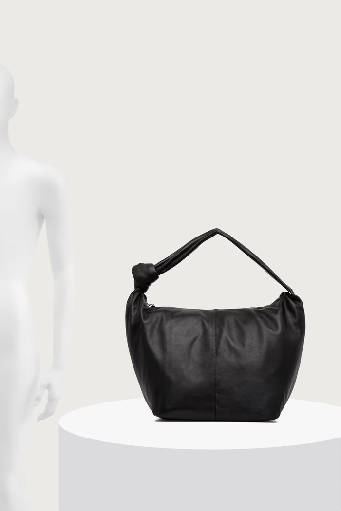 Torebka damska skórzana EFFIE AllSaints W162XF czarny