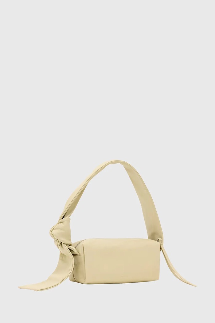 Akcesoria AllSaints Torebka damska skórzana EFFIE W161XF beżowy