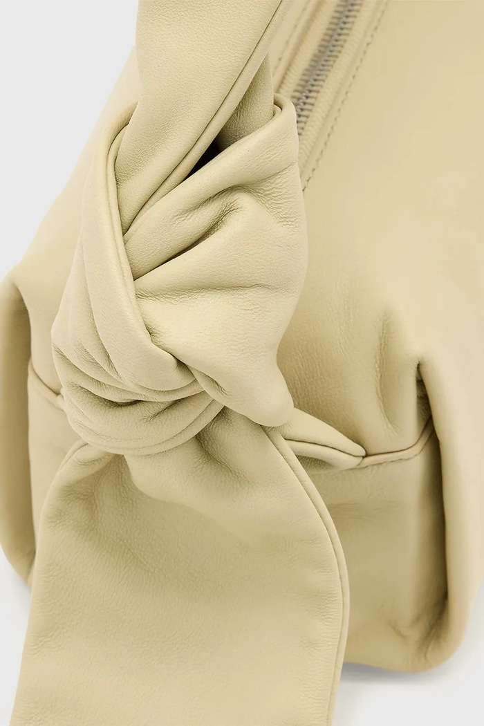 Torebka damska skórzana EFFIE AllSaints W161XF beżowy