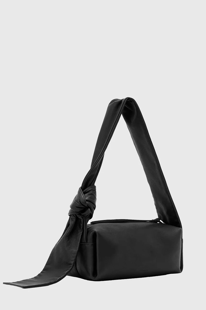 Akcesoria AllSaints Torebka damska skórzana EFFIE W161XF czarny