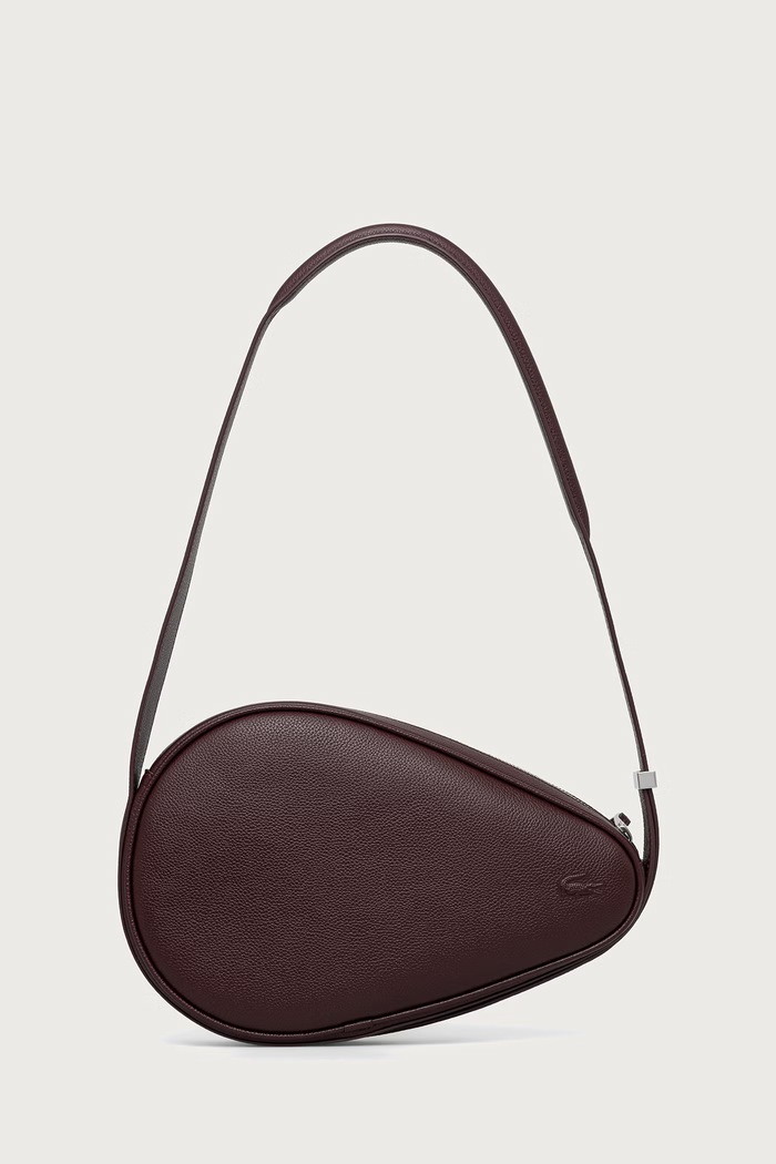 Lacoste Torebka crossbody damska skórzana brązowy NU5463FP.T71
