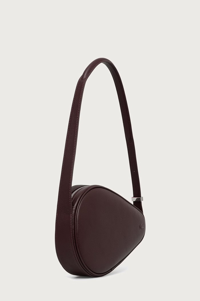 Lacoste Torebka crossbody damska skórzana NU5463FP.T71 brązowy AW26