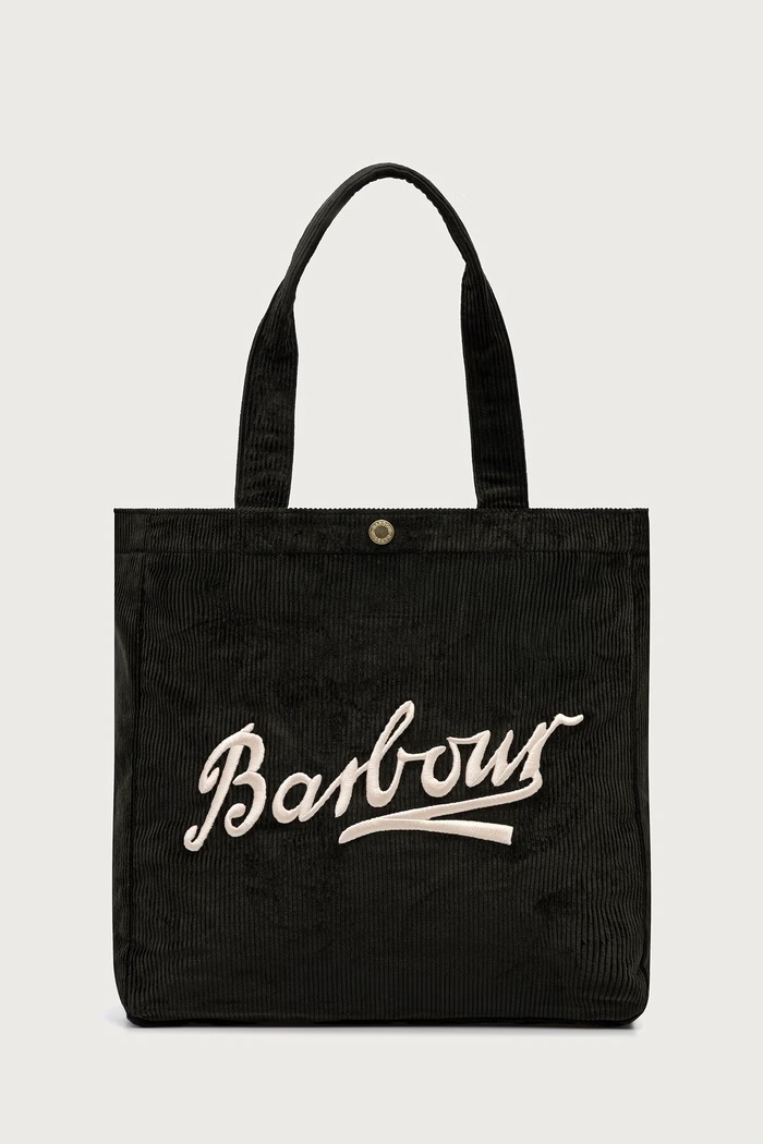 Barbour torba bawełniana zielony UBA0779SG91