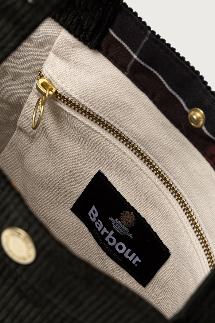 Barbour torba bawełniana UBA0779SG91 zielony
