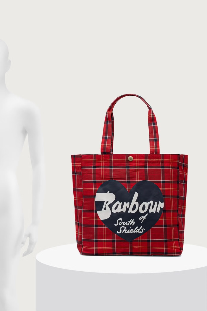 Barbour Torebka shopper damska bawełniana LBA0559